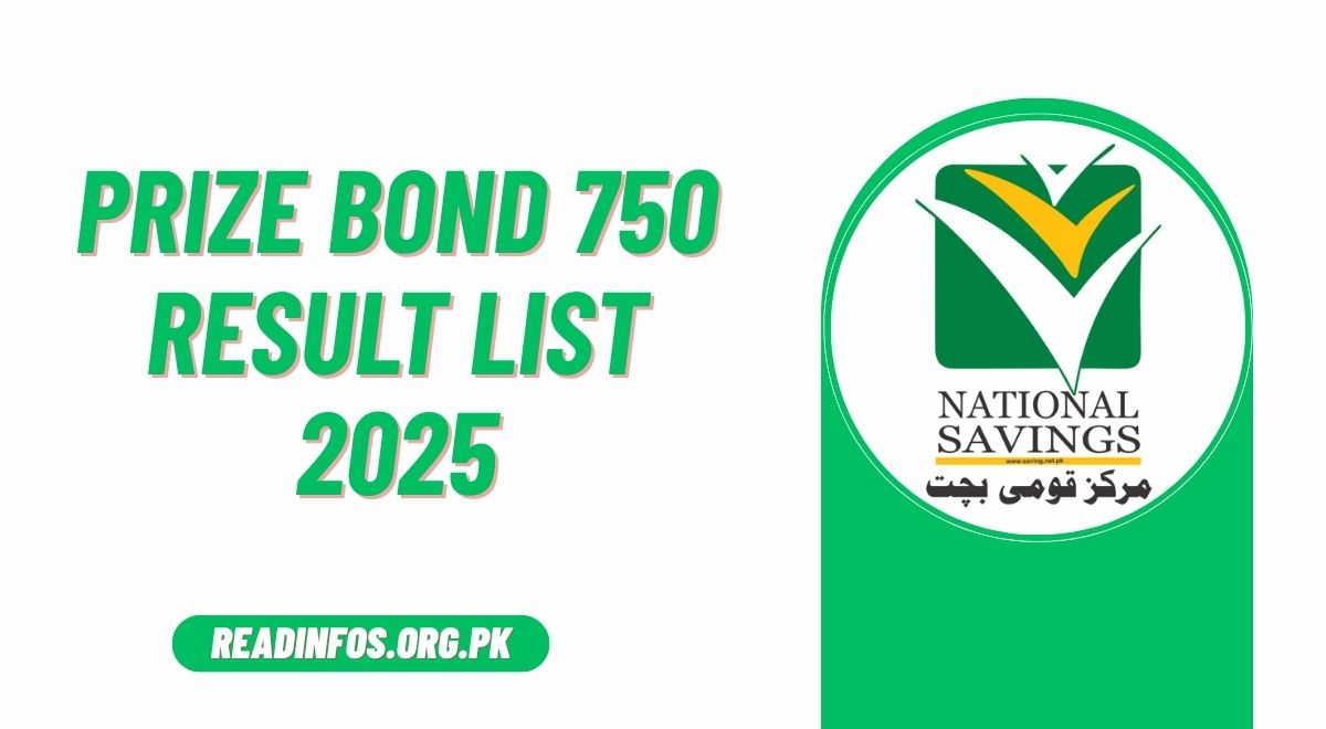 Prize Bond 750 Result List 2025 Draw 104 Muzaffarabad 15 October