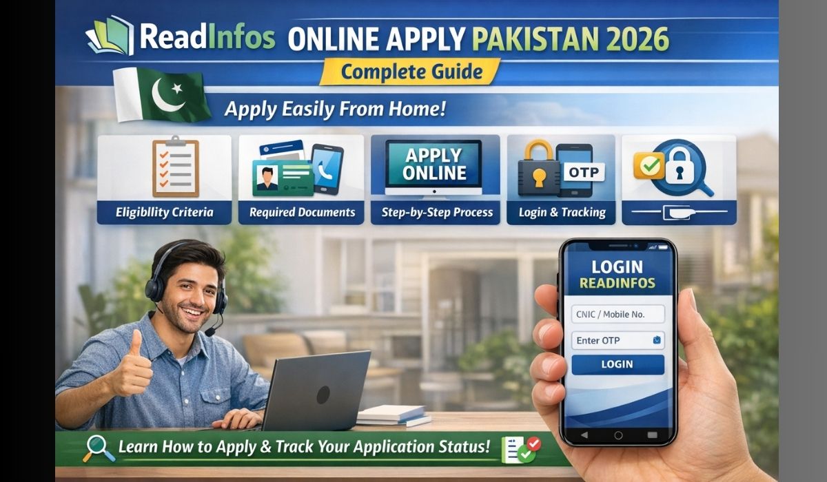 Readinfos Online Apply Pakistan 2026 Urdu login Process