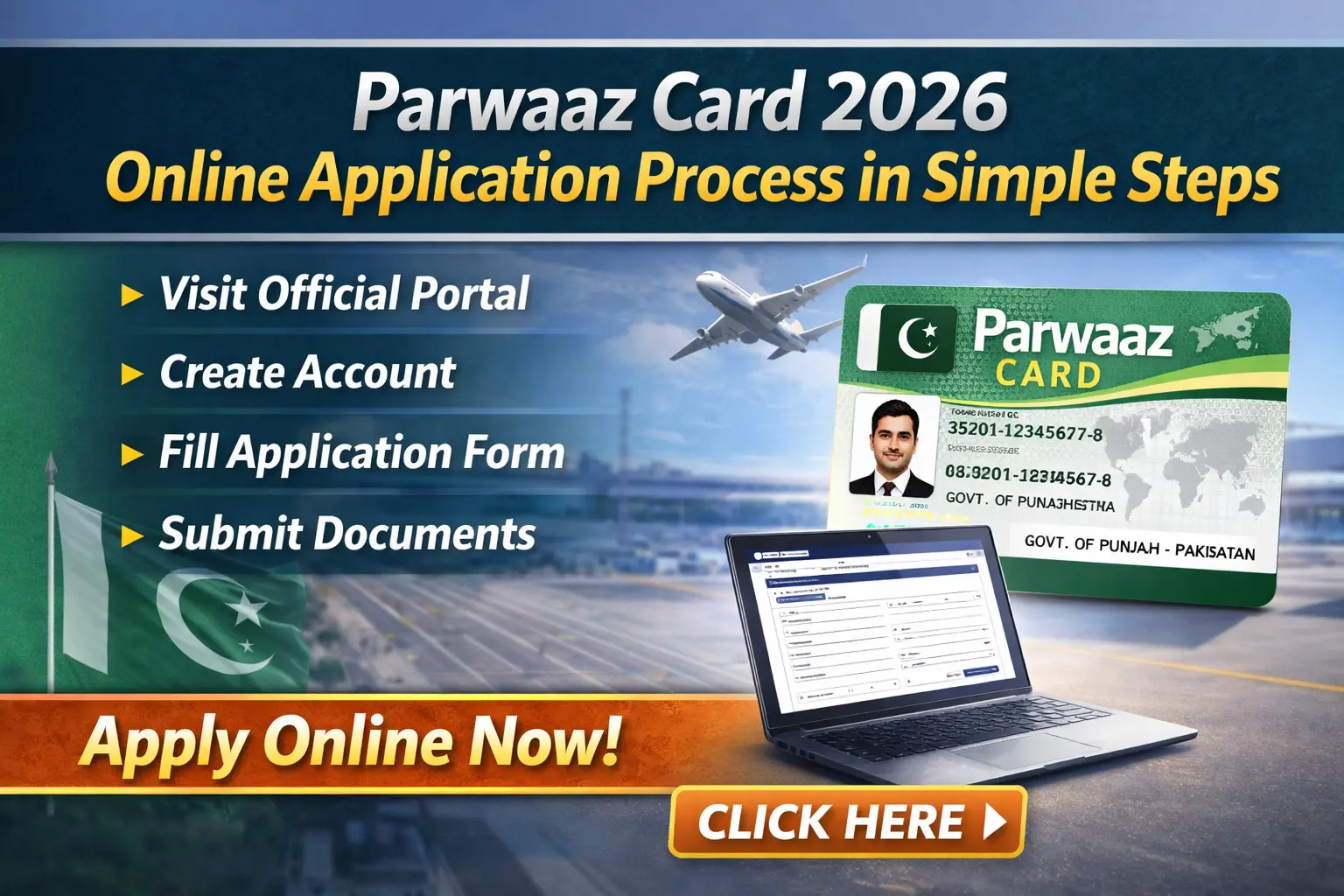 Parwaaz Card 2026 Online Application Process in Simple Steps