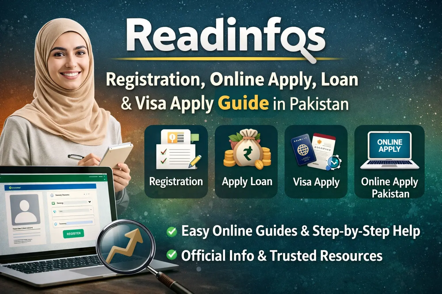 Readinfos 2026 – Registration, Online Apply Pakistan, Loan & Visa Apply Guide