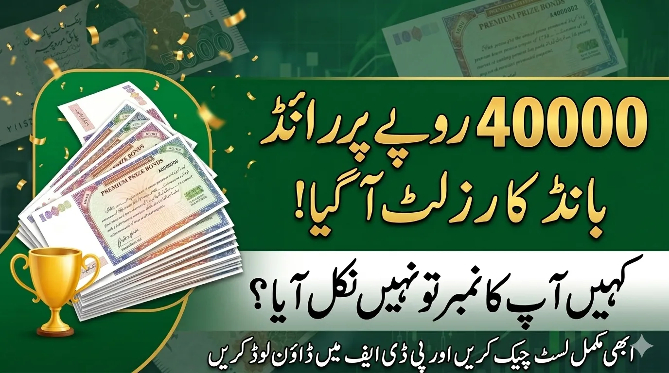 Rs 40000 Prize Bond Result List 2026