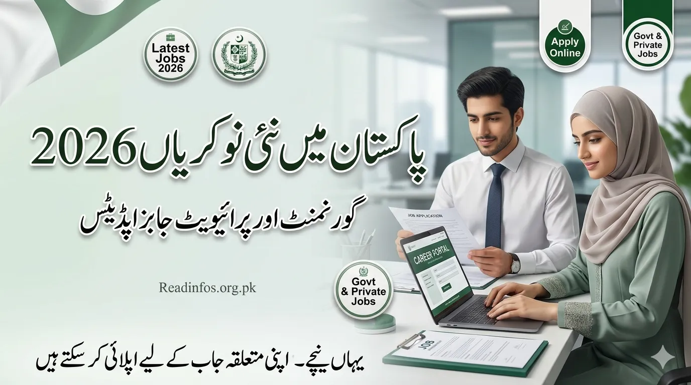 Readinfos Jobs 2026 – Latest Government & Private Jobs Updates in Pakistan