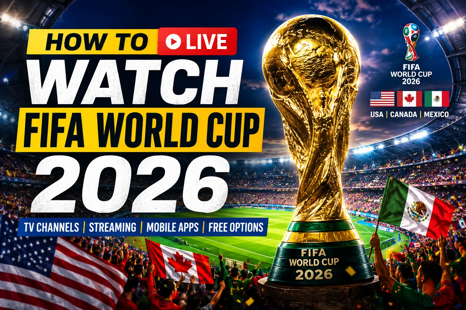 Where to Watch FIFA World Cup 2026 Live: Complete TV and Streaming Guide for Football Fans