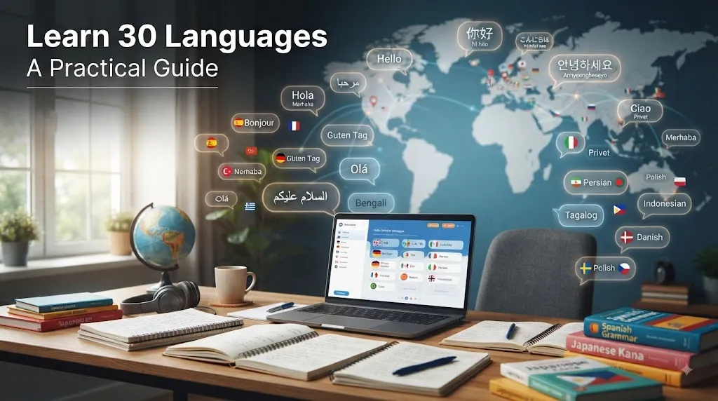 How to Learn 30 Different Languages